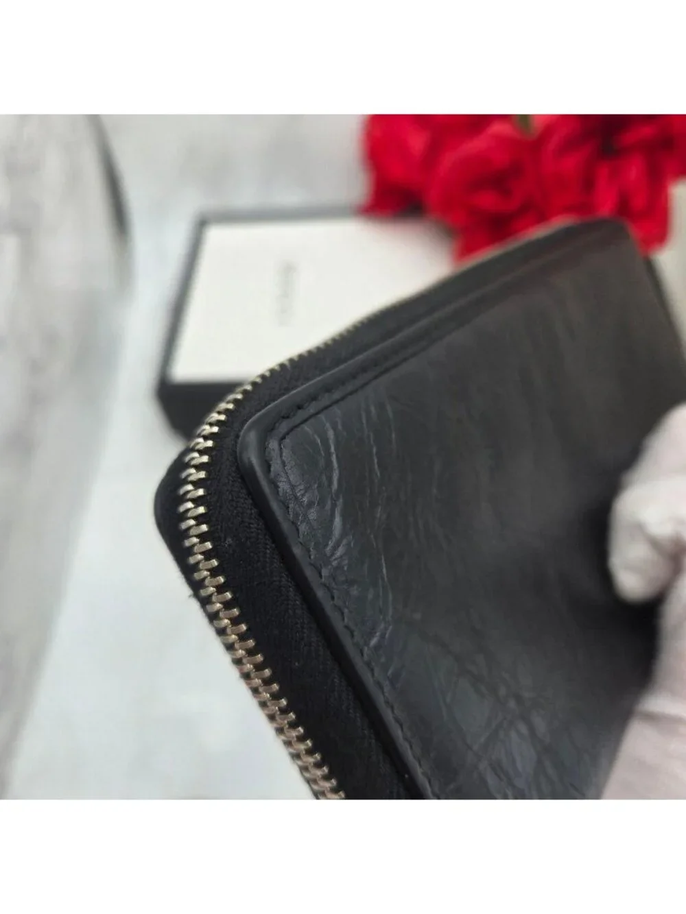 ★SOLD★ Gucci Processing Wallet GG Marina Black - Picture 7 of 15